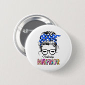 関節炎認識度月リボンギフト 缶バッジ (正面&裏面)