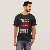 関節誇りを持った関節リウマチの戦士の夫 Tシャツ (正面フル)