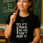関連する教室ユーモア；おもしろいスクールペンシル Tシャツ