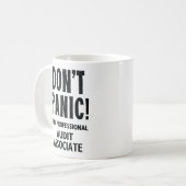 関連付けおもしろいコーヒーマグのギフトの監査 コーヒーマグカップ (正面左)