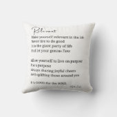 関連勇気付けられる感動的詩 クッション (裏面)