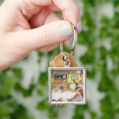 閲覧室、パブ。 「Lasst Licht Hinin」(` Le キーホルダー (手)