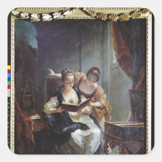 閲覧者 スクエアシール (正面)