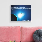 闇からの光 – 創世記1:4 キャンバスプリント (インサイチュ (リビング))