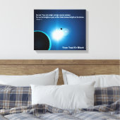 闇からの光 – 創世記1:4 キャンバスプリント (インサイチュ (寝室))