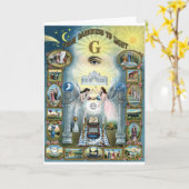 闇から光へ カード (黄色い花)