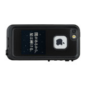 闇があるから、星は輝ける｡ LifeProof iPhoneケース (裏面横)