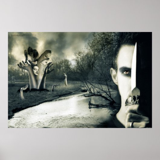 闇が私の夢だった後半の ポスター (正面)