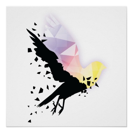 「闇が終わる所で、希望が始まる」 ポスター (正面)