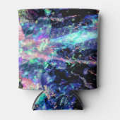 闇と光、暗いオパールの結晶： 缶クーラー (正面)