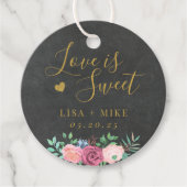 闇と金ゴールドのフローラ愛は甘結婚い フェイバータグ (正面)