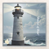 「闇と闇」 ガラスコースター (正面)