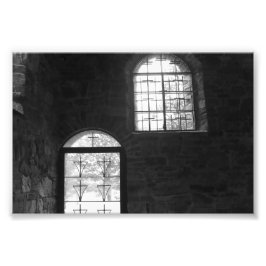 闇に打ち勝つ太陽の光 フォトプリント           