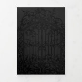 闇に誘われるハロウィンパーティーの招待状 三つ折り招待状 (カバー)