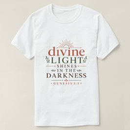 闇に輝く神の光 聖書の真実 Tシャツ