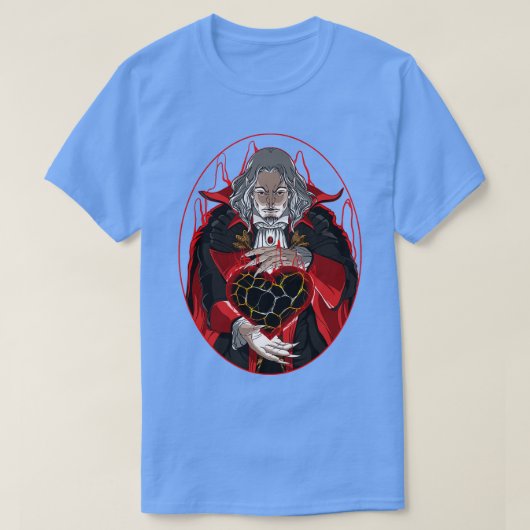 闇のハート Tシャツ (デザイン正面)