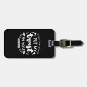 闇のフローラクリスチャン・アート – Psalm 56:3 ラゲッジタグ (正面横)