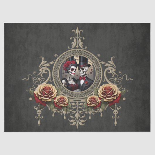 闇の中での永遠の愛。 薄葉紙 (正面)