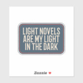闇の中では軽い小説が私の光だ シール (シート)
