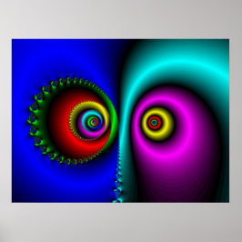 闇の中で，メサライズされた目 ポスター