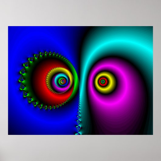 闇の中で，メサライズされた目 ポスター (正面)