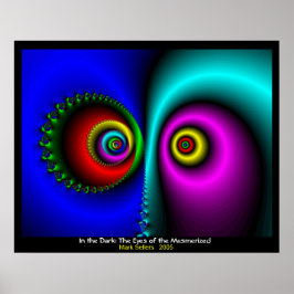 闇の中で，メサライズされた目 ポスター