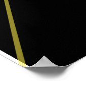 闇の中に光が輝くジャック・オ・ランタン ポスター (角)