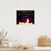 「闇の中に光が輝く」ポスター ポスター (キッチン)