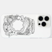 闇の中のホラーアイ Case-Mate iPhoneケース (裏面 (横))