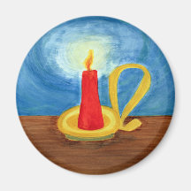 闇の中のロウソク