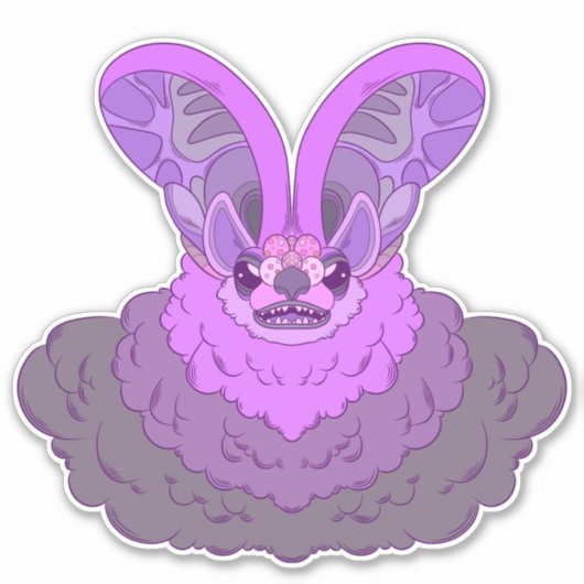 闇の中の優雅さ シール (正面)