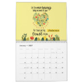 闇の中の光キリスト教の聖書第2022節 カレンダー (1月 2027)