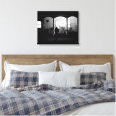 闇の中の光(ホーム来) キャンバスプリント (インサイチュ (寝室))