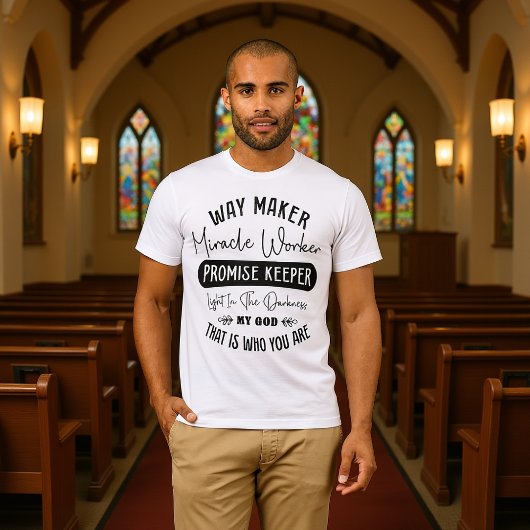 闇の中の光 道を示す者 宣言 Tシャツ