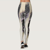 『闇の中の記憶』絵を描の レギンス (裏面)