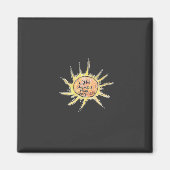 闇の中を光が輝く マグネット (正面)