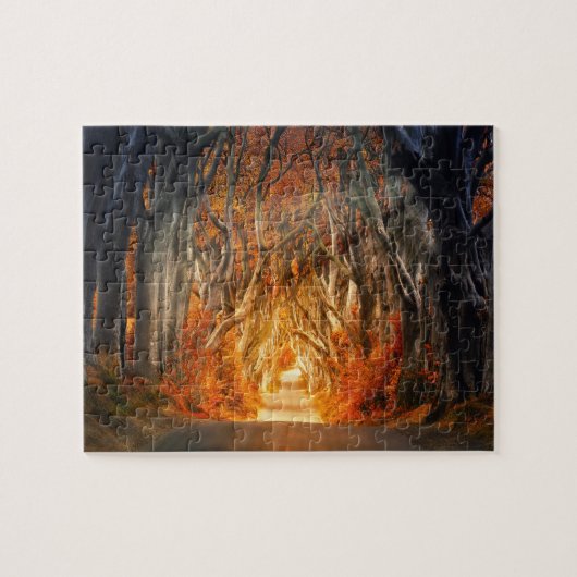 闇の垣根はアイルランドをアントリムする。 ジグソーパズル (横)