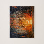 闇の垣根はアイルランドをアントリムする。 ジグソーパズル (縦)