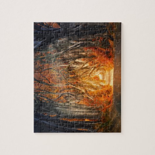 闇の垣根はアイルランドをアントリムする。 ジグソーパズル (縦)