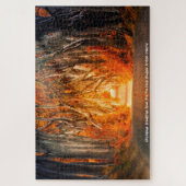 闇の垣根はアイルランドをアントリムする。ジグソーパズル ジグソーパズル (縦)