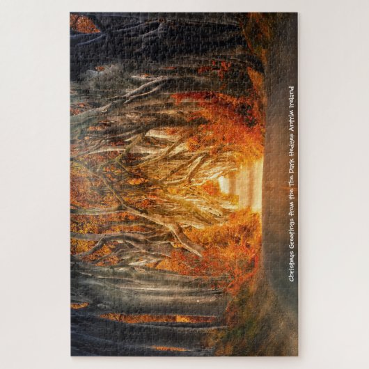 闇の垣根はアイルランドをアントリムする。ジグソーパズル ジグソーパズル (縦)