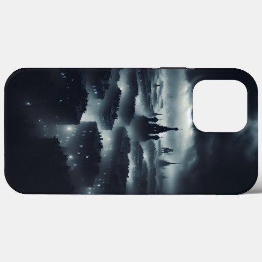 闇の夜の街 Case-Mate iPhoneケース (裏面 (横))