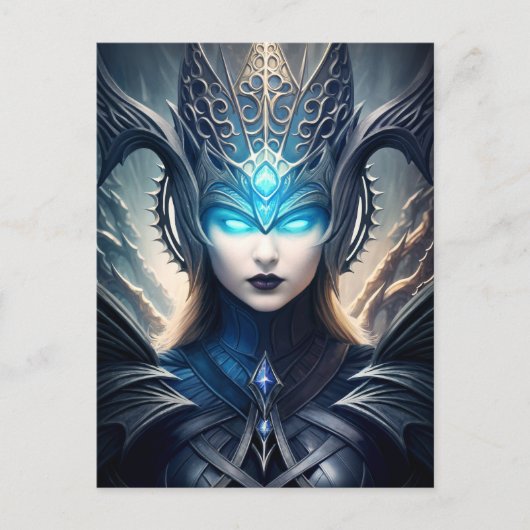 闇の女神トワイライト、英雄の守護神 ポストカード (正面)