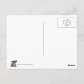 闇の妖精ババ ウクライナ民俗芸術 ポストカード (裏面)