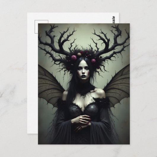 闇の妖精 ポストカード (正面/裏面)
