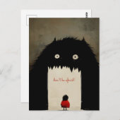 闇の怪物 ポストカード (正面/裏面)