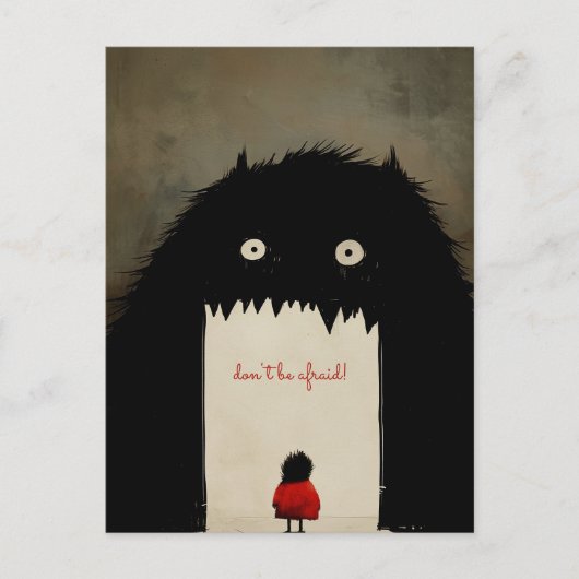 闇の怪物 ポストカード (正面)