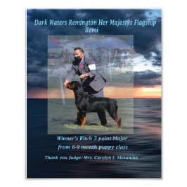 闇の海が彼女の国王陛下の旗艦を思い出させる フォトプリント           