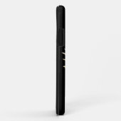 闇の背景に立ち向かうライオンフィッシュ Case-Mate iPhoneケース (裏面/右)