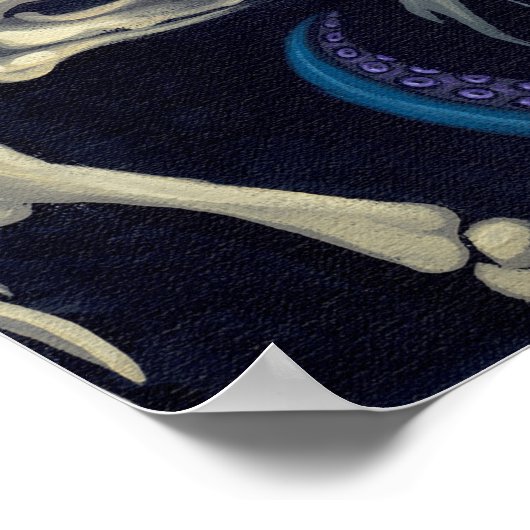 闇の行列ARTプリントゴシック式の葬儀ファンタジー ポスター (角)